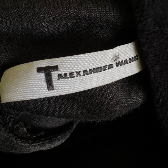 T By Alexander Wang Black Velvet Mini Cocktail Party Dress Exposed Back - Picture 7 of 14